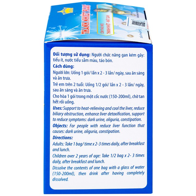 Gói cốm Thanh Nhiệt Plus Kingphar hỗ trợ giải độc, mát gan (7g x 6 gói)