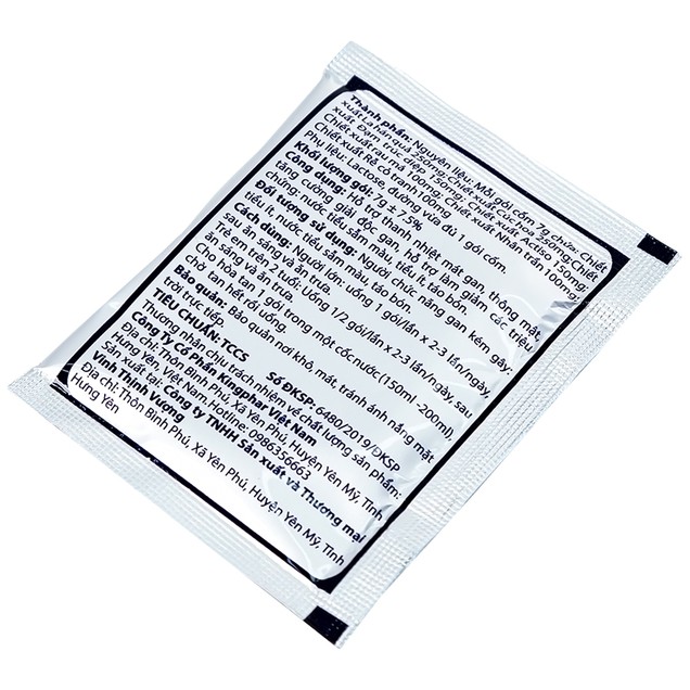 Gói cốm Thanh Nhiệt Plus Kingphar hỗ trợ giải độc, mát gan (7g x 6 gói)