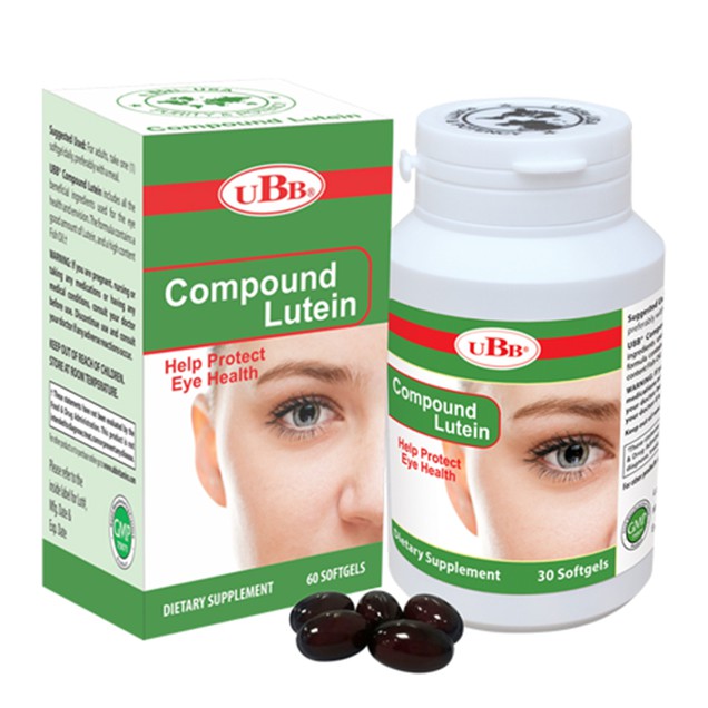 Viên uống Compound Lutein UBB giúp bổ mắt (60 viên)