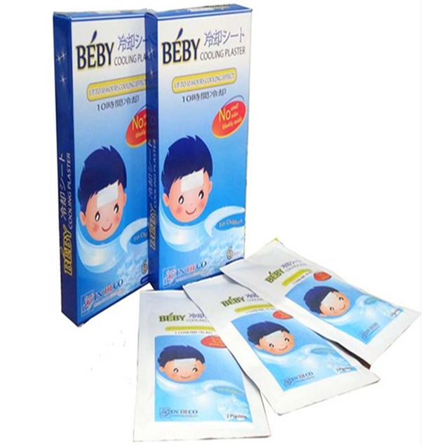 Miếng dán Béby Cooling Plaster Indico giúp hạ sốt cho bé (6 miếng)