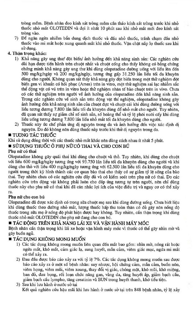 Thuốc nhỏ mắt Olotedin Eye Drops Samchundang Pharm hỗ trợ điều trị viêm kết mạc (5ml)