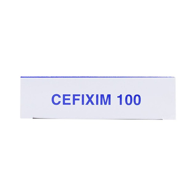 Thuốc Cefixim 100mg Tipharco điều trị nhiễm khuẩn, kháng viêm (2 vỉ x 10 viên)