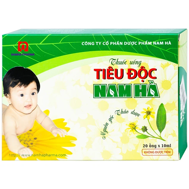 Thuốc Tiêu Độc Nam Hà giải nhiệt độc, tiêu viêm (20 ống x 10ml)