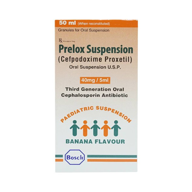 Thuốc Prelox Suspension Bosch điều trị viêm đường hô hấp (50ml)