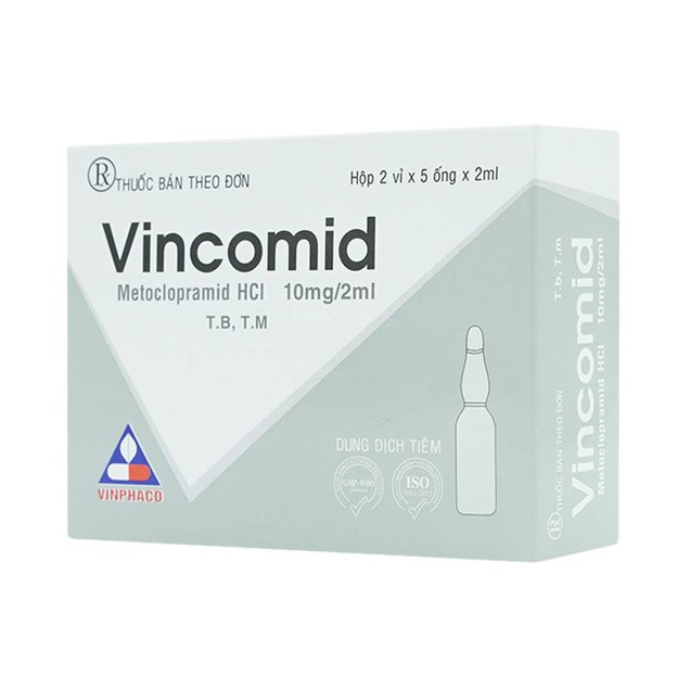 Thuốc Vincomid 10mg/2ml Vinphaco điều trị và dự phòng nôn (10 ống x 2ml)