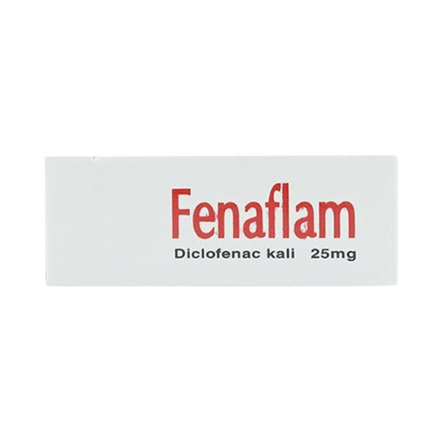 Thuốc Fenaflam 25mg DHG điều trị viêm đau sau chấn thương (2 vỉ x 10 viên)