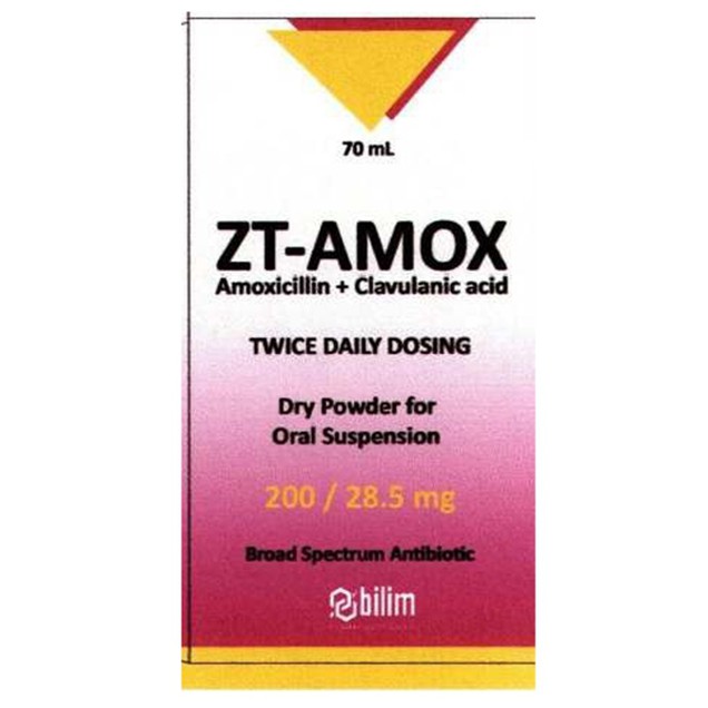 Thuốc ZT-Amox 200/28.5mg Bilim điều trị nhiễm khuẩn đường hô hấp nhẹ (70ml)