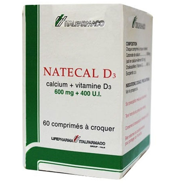 Thuốc Natecal D3 Italfarmaco điều trị thiếu vitamin D (60 viên)