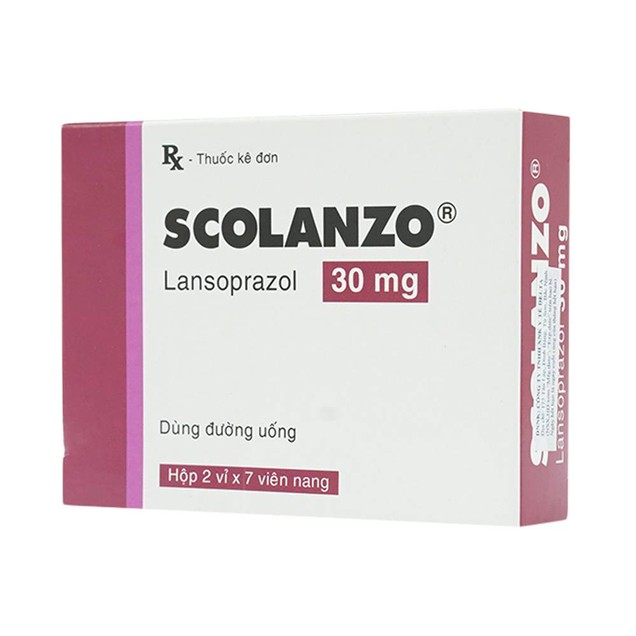 Thuốc Scolanzo 30mg Laboratorios Liconsa điều trị loét tá tràng (2 vỉ x 7 viên)