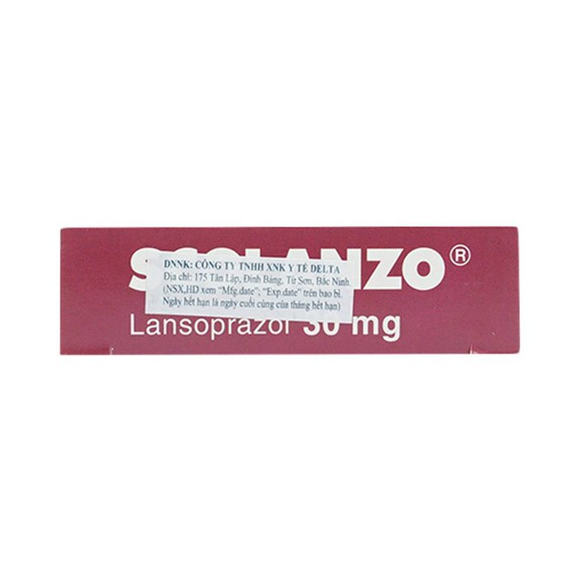 Thuốc Scolanzo 30mg Laboratorios Liconsa điều trị loét tá tràng (2 vỉ x 7 viên)