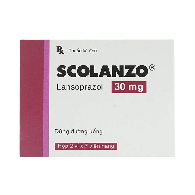 Thuốc Scolanzo 30mg Laboratorios Liconsa điều trị loét tá tràng (2 vỉ x 7 viên)
