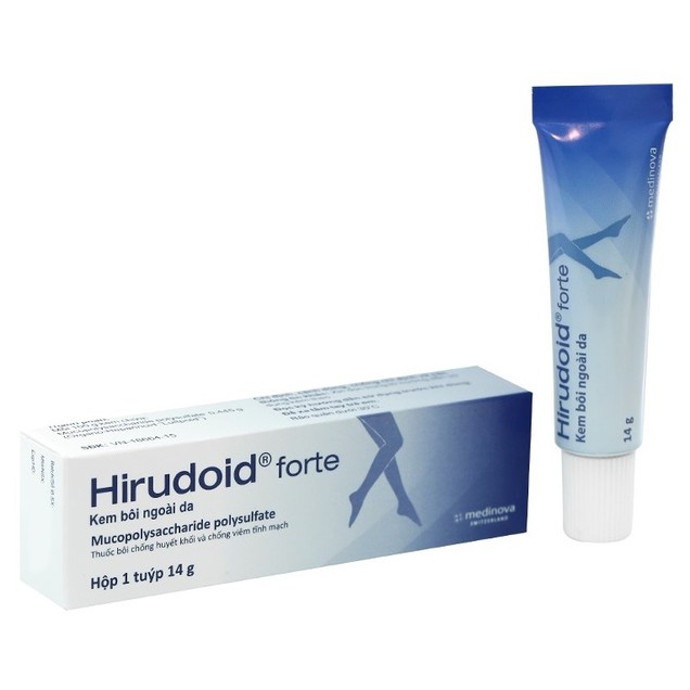 Kem bôi ngoài da Hirudoid Forte Olic hỗ trợ điều trị giãn tĩnh mạch (14g)