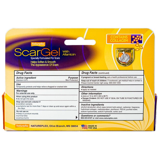Gel Natureplex Scargel cải thiện tính đàn hồi, cấu trúc và hình dạng của nhiều loại sẹo (35g)