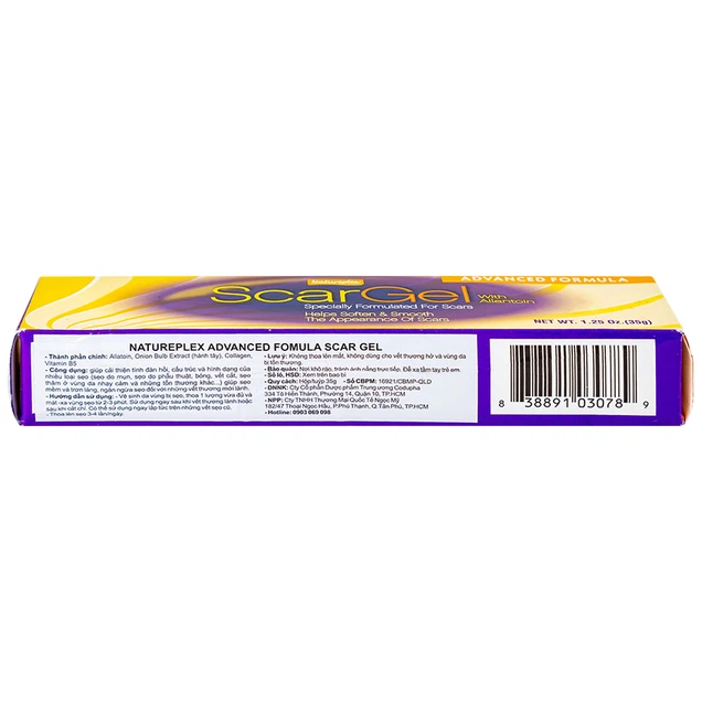 Gel Natureplex Scargel cải thiện tính đàn hồi, cấu trúc và hình dạng của nhiều loại sẹo (35g)