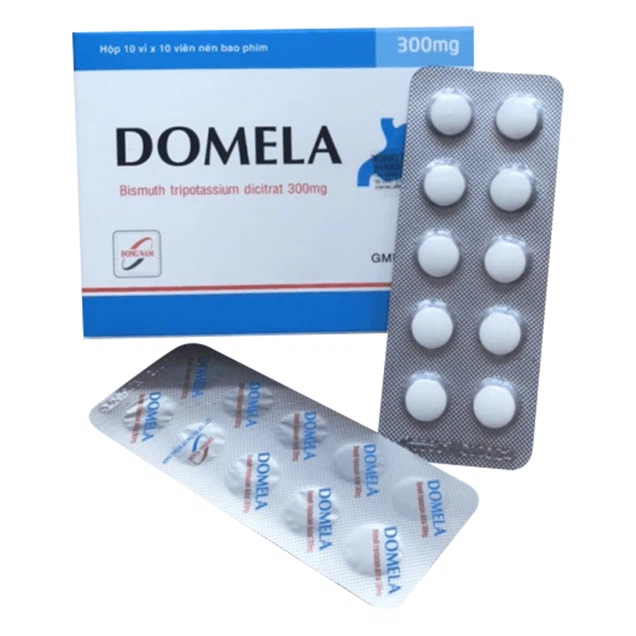 Thuốc Domela 300mg Đông Nam điều trị viêm loét dạ dày và tá tràng (100 viên)