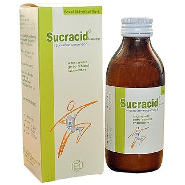 Thuốc Sucracid Pacificpharma điều trị viêm loét dạ dày tá tràng (120ml)