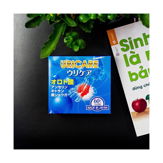 Viên uống Uricare Jpanwell giúp giảm axit uric trong máu (60 viên)