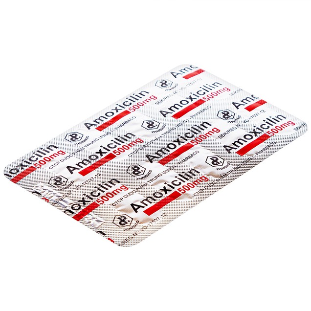 Thuốc Amoxicilin 500mg TW1 điều trị nhiễm khuẩn đường tiết niệu (10 vỉ x 10 viên)