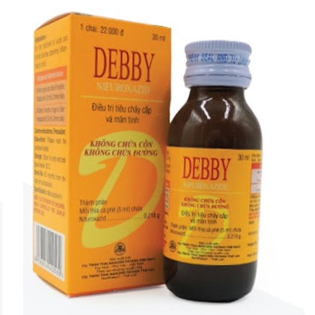 Thuốc Debby Thai Nakorn Patana điều trị tiêu chảy cấp và mạn (30ml)