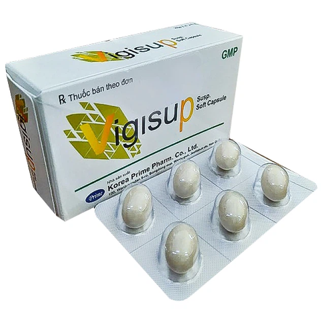 Thuốc Vigisup Korea Prime điều trị viêm nhiễm (2 vỉ x 6 viên)