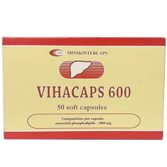 Thuốc Vihacaps 600mg Minskintercaps cải thiện triệu chứng bệnh lý gan (50 viên)