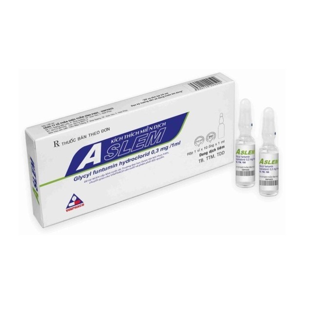 Thuốc tiêm Aslem 0.3mg/1ml Vinphaco kích thích miễn dịch (10 ống x 1ml)