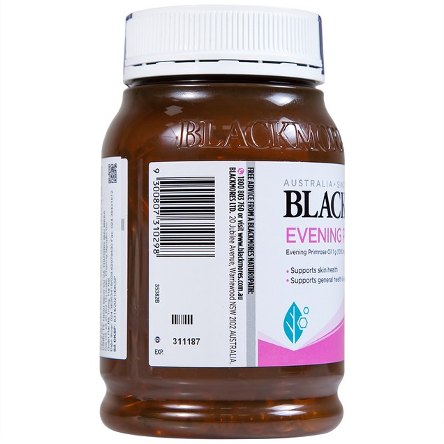 Viên uống tinh dầu hoa Anh Thảo Blackmores Evening Primrose Oil bổ sung Omega 6 (190 viên)