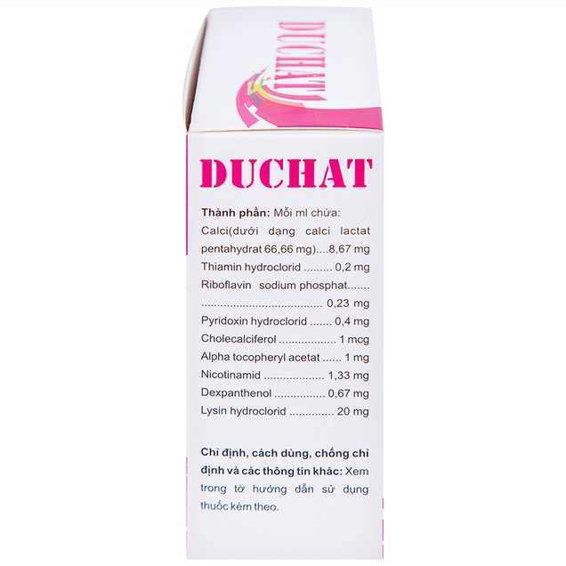 Thuốc Duchat CPC1 hỗ trợ điều trị thiếu vitamin (20 ống x 7.5ml)