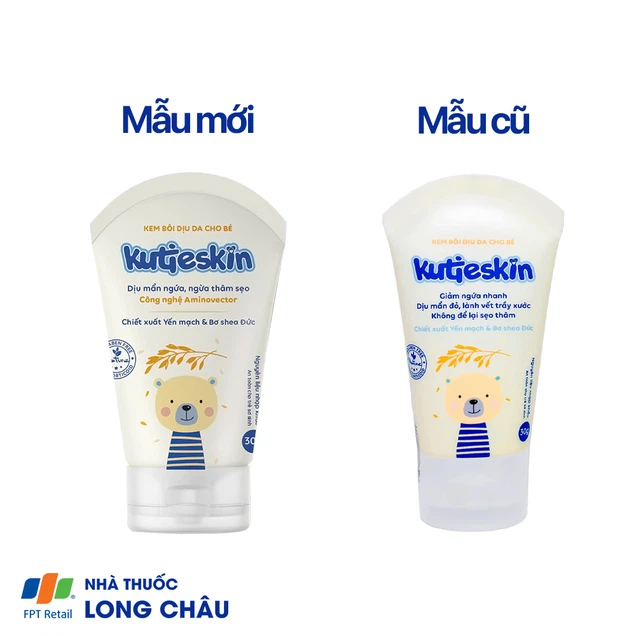 Kem bôi Kutieskin (Trắng) hỗ trợ làm dịu da bé, giảm ngứa do muỗi đốt, tái tạo da nhanh chóng (30g)