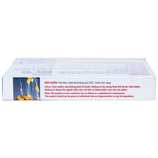 Viên uống NattoEnzym Red Rice DHG hỗ trợ giảm cholesterol máu, làm tan cục máu đông (20 viên)