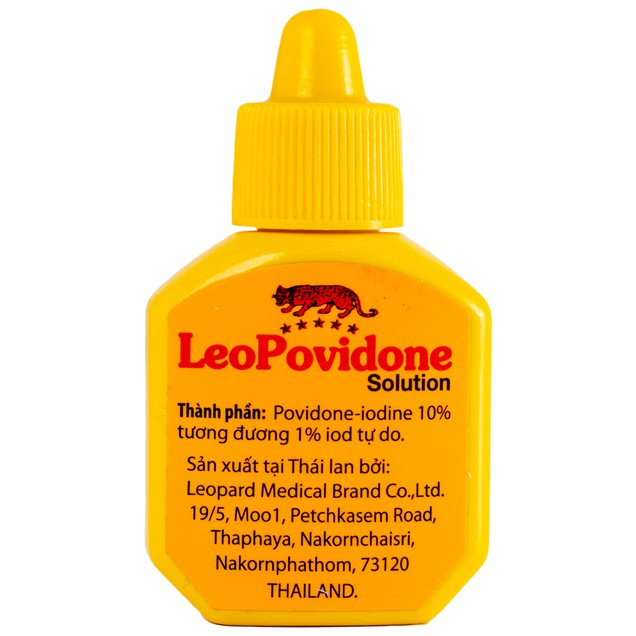 Thuốc LeoPovidone 10% LEO hỗ trợ điều trị các vết thương và ngăn ngừa nhiễm trùng (15ml)