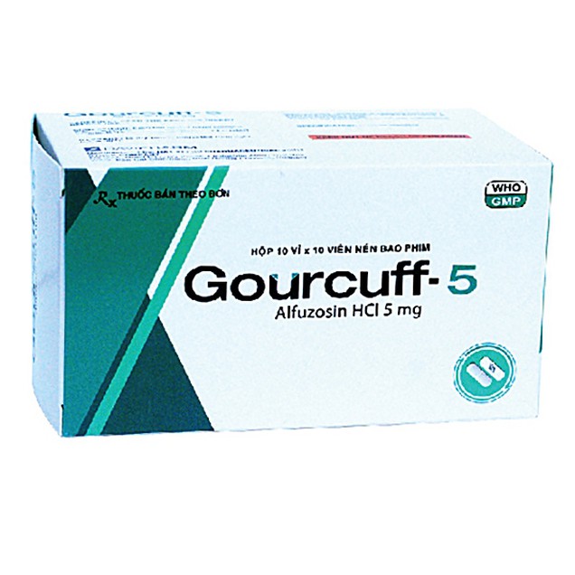 Thuốc Gourcuff-5mg Đạt Vi Phú điều trị phì đại u tuyến tiền liệt lành tính (100 viên)