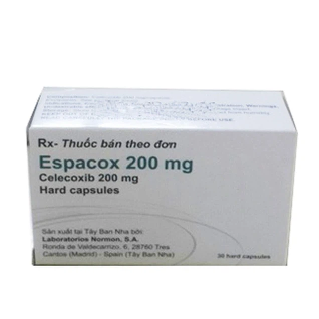 Thuốc Espacox 200mg Synmedic giúp giảm đau, kháng viêm xương khớp (30 viên)