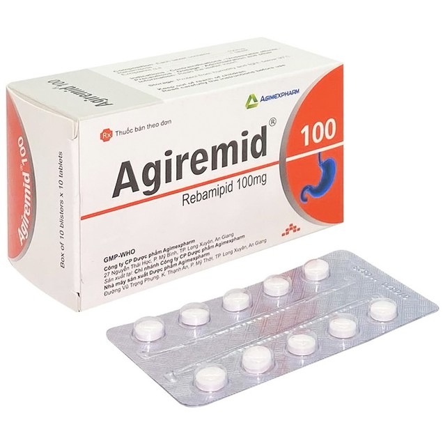 Thuốc Agiremid 100mg Agimexpharm hỗ trợ điều trị thương tổn niêm mạc dạ dày (100 viên)