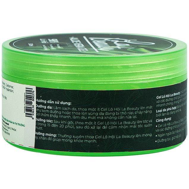 Gel lô hội La Beauty hỗ trợ giữ ẩm, mát dịu da (300ml)