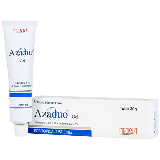 Gel thuốc Azaduo Medisun điều trị mụn trứng cá (30g)