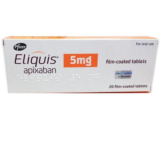 Thuốc Eliquis 5mg Pfizer hỗ trợ chống huyết khối (20 viên)