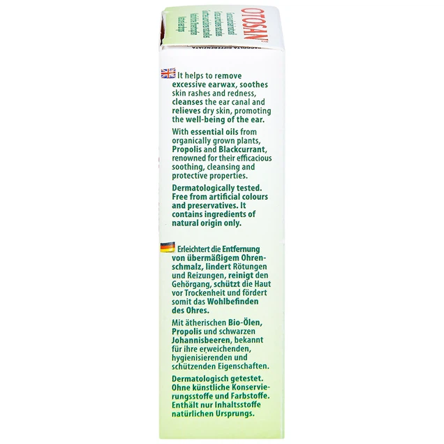 Dung dịch nhỏ tai Otosan Natural Ear Drops hỗ trợ vệ sinh tai (10ml)