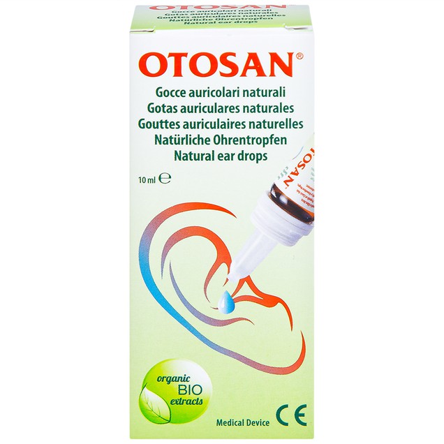 Dung dịch nhỏ tai Otosan Natural Ear Drops hỗ trợ vệ sinh tai (10ml)