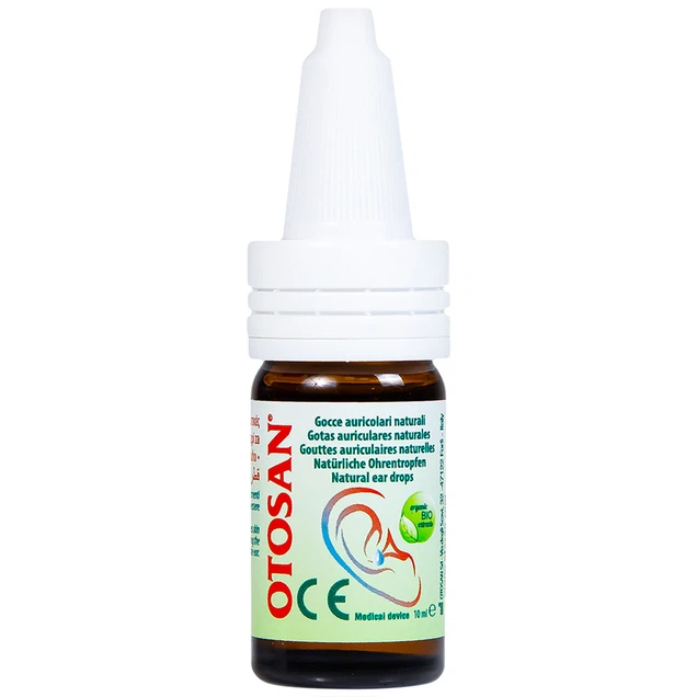 Dung dịch nhỏ tai Otosan Natural Ear Drops hỗ trợ vệ sinh tai (10ml)