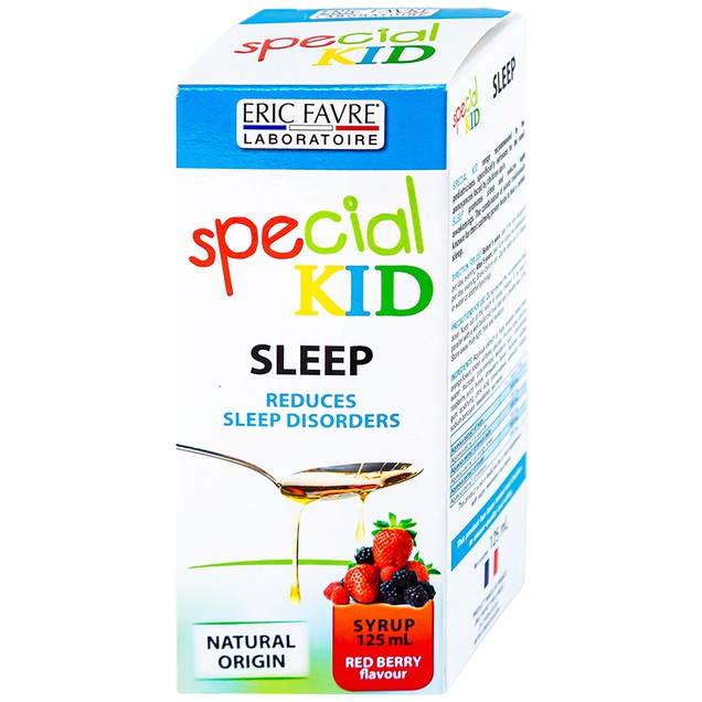 Siro Special Kid Sommeil Eric Favre Wellness hỗ trợ bé ngủ ngon giấc (125ml)