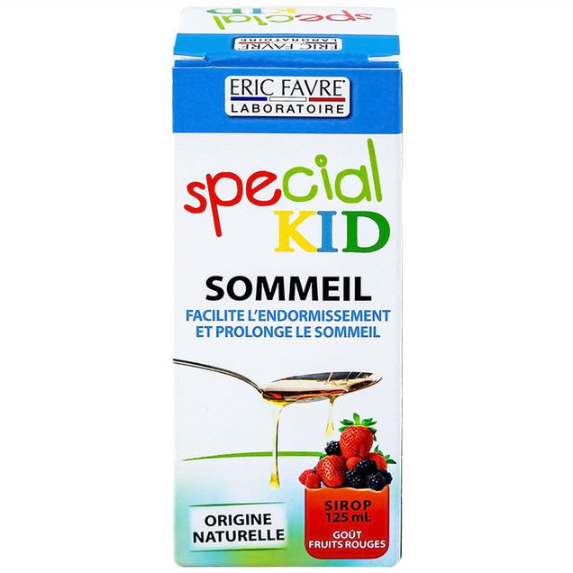 Siro Special Kid Sommeil Eric Favre Wellness hỗ trợ bé ngủ ngon giấc (125ml)