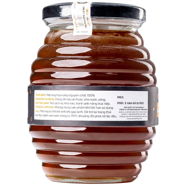 Mật Ong Hoa Rừng Honeyland hỗ trợ bồi bổ sức khỏe (500g)