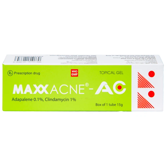 Gel bôi da Maxx Acne-AC Ampharco điều trị mụn trứng cá (15g)