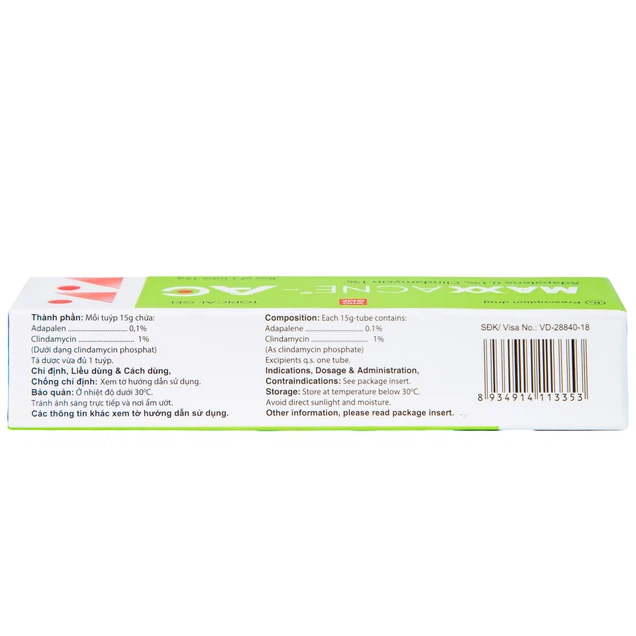 Gel bôi da Maxx Acne-AC Ampharco điều trị mụn trứng cá (15g)