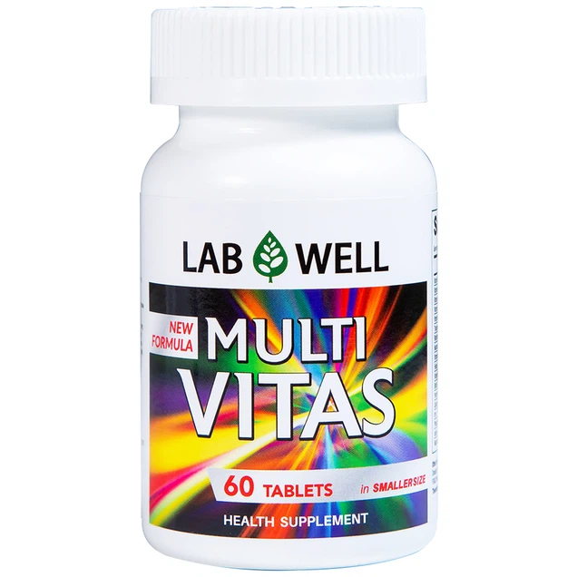 Viên uống Multi Vitas Lab Well bổ sung vitamin và khoáng chất cho cơ thể (60 viên)