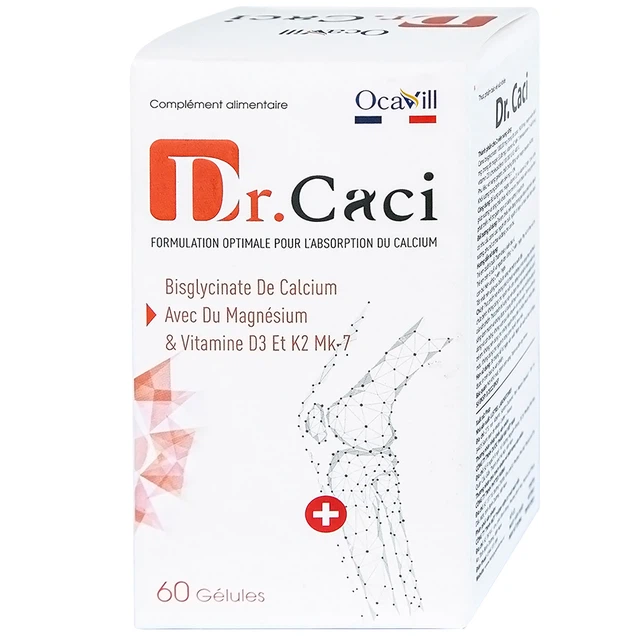 Viên uống Dr. Caci Ocavill bổ sung canxi giảm nguy cơ loãng xương (60 viên)