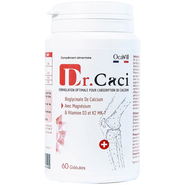 Viên uống Dr. Caci Ocavill bổ sung canxi giảm nguy cơ loãng xương (60 viên)
