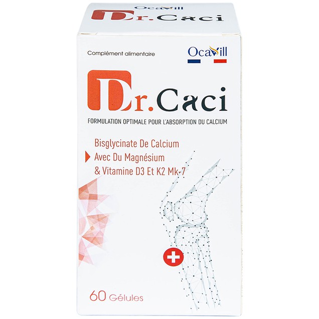 Viên uống Dr. Caci Ocavill bổ sung canxi giảm nguy cơ loãng xương (60 viên)