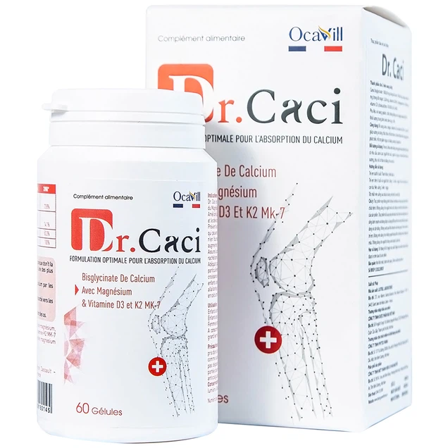 Viên uống Dr. Caci Ocavill bổ sung canxi giảm nguy cơ loãng xương (60 viên)